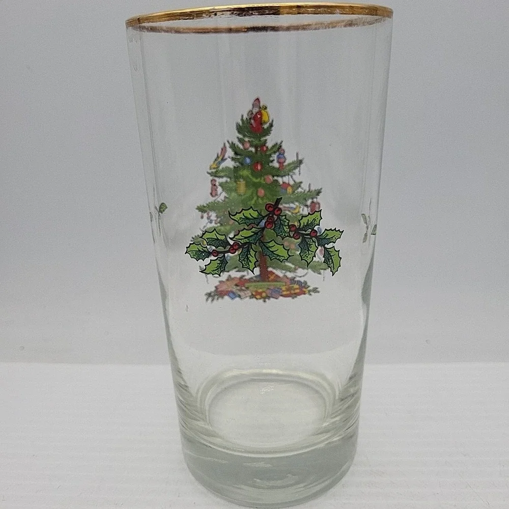 Spode‎ Christmas Tree Glass Highball